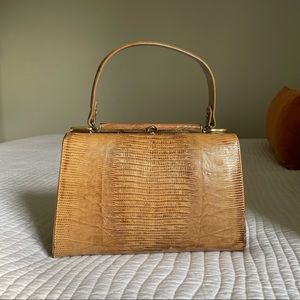 Vintage Embossed Leather Bag